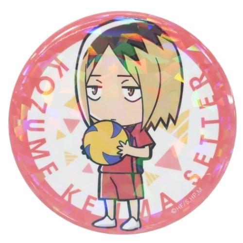 ハイキュー ホログラム カンバッジ 缶バッジ ミニキャラ 孤爪 ハイキュー ホログラム カンバッジ 缶バッジ ミニキャラ 孤爪