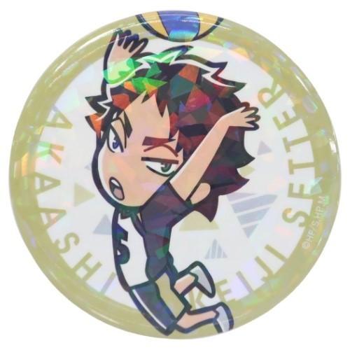 ハイキュー 少年ジャンプ グッズ 缶バッジ アニメキャラクター ホログラム カンバッジ ミニキャラ 赤葦京治 梟谷学園高校 キャラクターのシネマコレクション 通販 Paypayモール