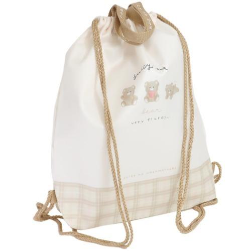 ナップサック かわいい 女の子 体操服バッグ ジューシーなベア 新入学 プレゼント 男の子 ギフト バレンタイン キャラクターのシネマ 