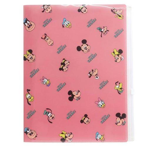 新しい ミッキー フレンズ ファイル ジップファスナー付 6ポケット クリアファイル ディズニー カミオジャパン 新学期準備文具 小学生 中学生 高校生739円 Aynaelda Com