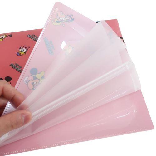 新しい ミッキー フレンズ ファイル ジップファスナー付 6ポケット クリアファイル ディズニー カミオジャパン 新学期準備文具 小学生 中学生 高校生739円 Aynaelda Com