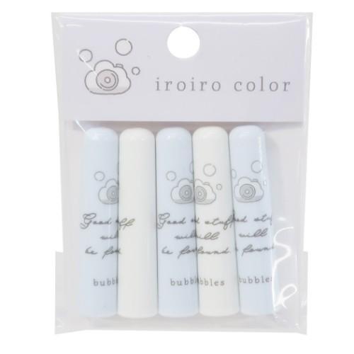 鉛筆キャップ 5本セット 鉛筆キャップ かわいい えんぴつカバー 5本セット IROIRO COLOR バブル