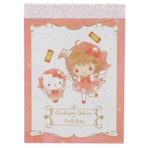 ハローキティ♡メモ帳♡レア♡さくら サンリオ オリジナル ハローキティ カードキャプターさくら × サンリオキャラクターズ