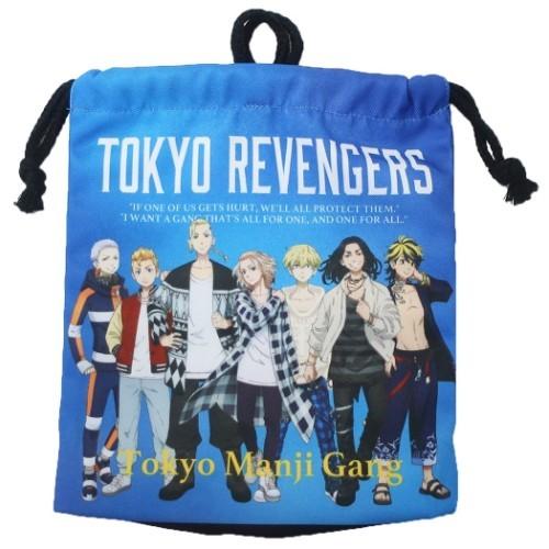 東京リベンジャーズ アニメキャラクター 巾着袋 マチ付き巾着 私服 少年マガジン キャラクターのシネマコレクション 通販 Paypayモール