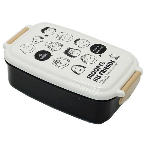 スヌーピー 1段ランチボックス フェイスいっぱい グッズ 弁当箱 キャラクター ピーナッツ カミオジャパン キャラクターのシネマコレクション 通販 Paypayモール