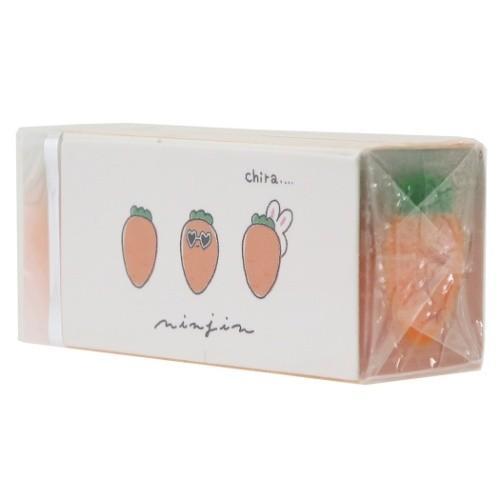 消しゴム ケシゴム シンプルなにんじん グッズ 女子向け キャラクターのシネマコレクション 通販 Paypayモール