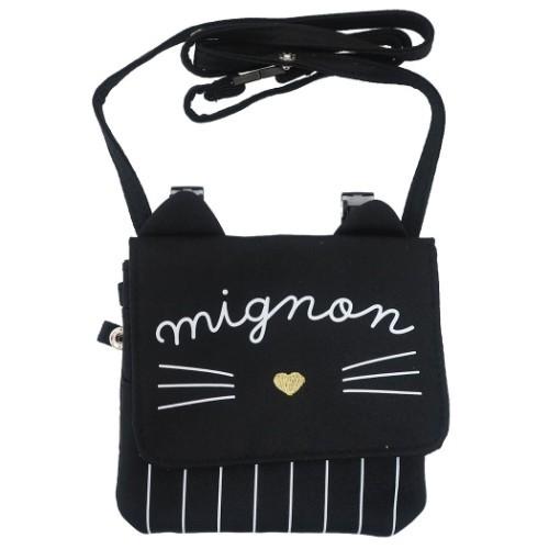 移動ポケット ショルダー付き どこでもポッケ Mignon Cat クリップポーチ カミオジャパン キャラクターのシネマコレクション 通販 Paypayモール