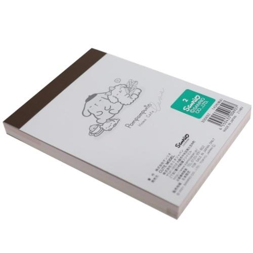 ポムポムプリン メモ帳 ミニ ミニメモ おうちカフェ サンリオ カミオ