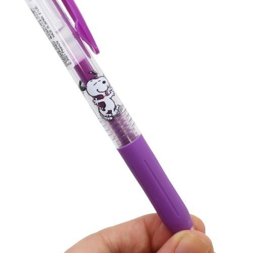 スヌーピー カラーボールペン サラサクリップ 0 5mm パープル ピーナッツ キャラクター キャラクターのシネマコレクション 通販 Paypayモール