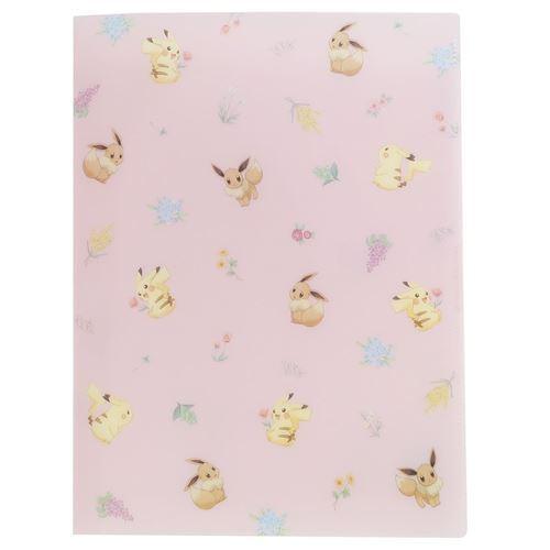 A4クリアファイル ポケットモンスター ピカチュウとイーブイ ポケモン ポケットファイル 6ポケット A4クリアファイル ピカチュウ