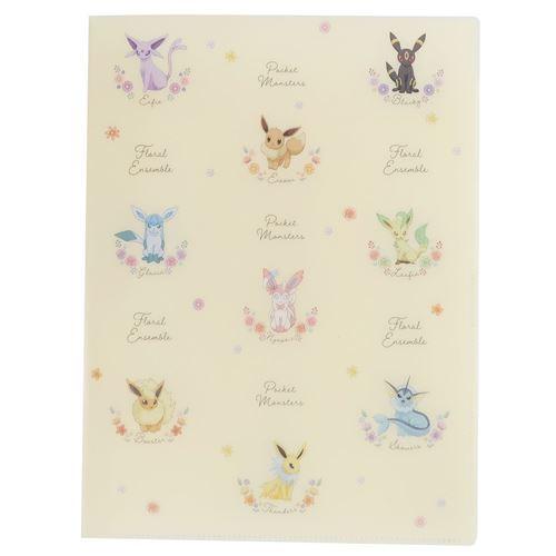 ITS’DEMO ポケモン ブイズ A4 ポケット付きファイル 2種 イーブイ ポケモン キャラクター ポケットファイル ハードカバー 6ポケット A4