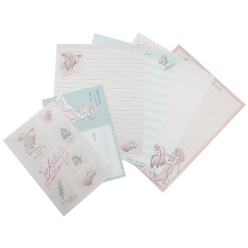 リトルマーメイド アリエル キャラクター レターセット ボリューム