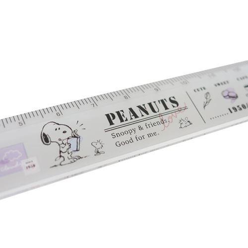 PEANUTS スヌーピー スリム 17cm 定規 ものさし NEWSPAPERER