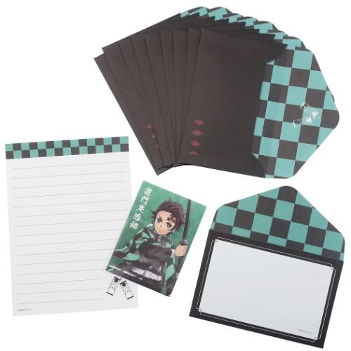 鬼滅の刃 少年ジャンプ キャラクター ミニ レターセット 竈門炭治郎