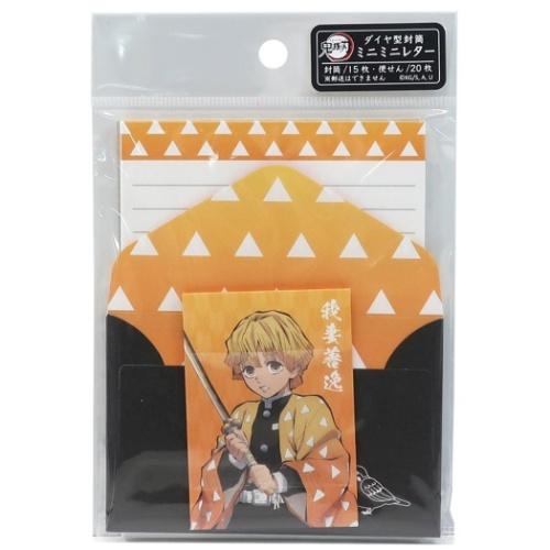 我妻善逸 鬼滅の刃 ミニ レターセット 少年ジャンプ 通販 ダイヤ型