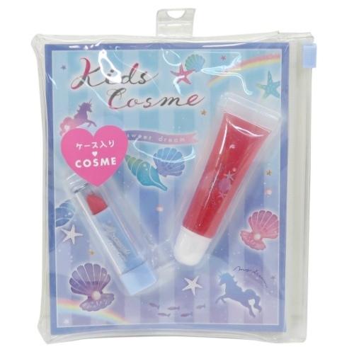 キッズコスメ プレゼント リップ リップグロス セット マーメイドドリームス コーラルピンク ラメ入りライトレッド セール 男の バレンタイン Kmo キャラクターのシネマコレクション 通販 Yahoo ショッピング