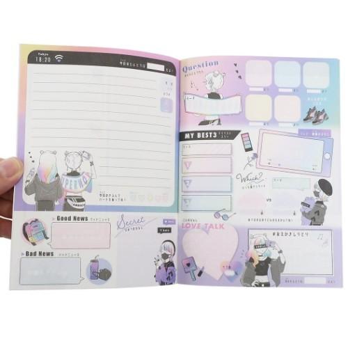 交換ノート LIKEオルチャン B6 こうかんノート 小学生中学生女の子向け