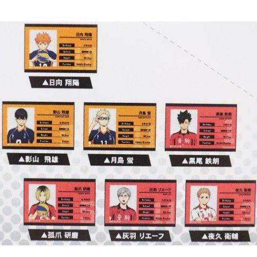 ハイキュー グッズ 缶バッジ アニメキャラクター トレーディング プロフィール カンバッジ 全13種 キャラクターのシネマコレクション 通販 Paypayモール