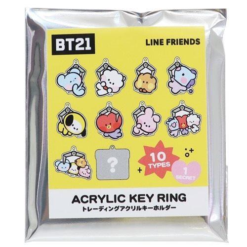 BT21 mini キャラクター キーリング トレーディング アクリル