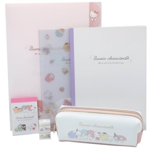 sanrio（サンリオ） サンリオキャラクターズ 文房具セット 6点文具