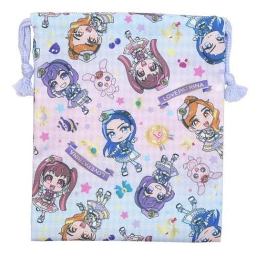 ラブパトリーナ グッズ 巾着袋 キャラクター きんちゃくポーチ S ピンク キャラクターのシネマコレクション 通販 Paypayモール