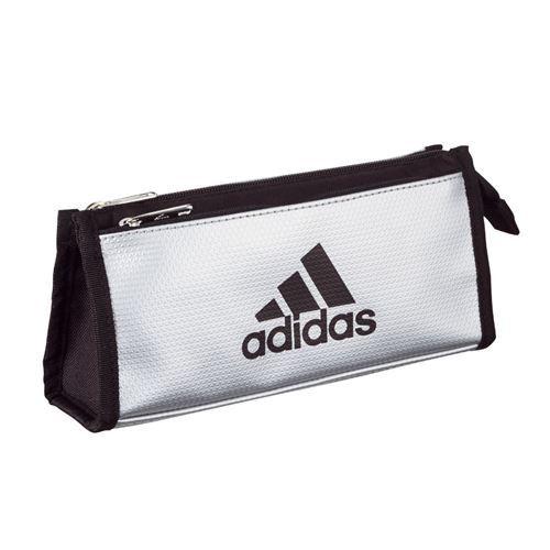 adidas アディダス 筆箱 ソフト ペンケース エナメル×布 Wチャック