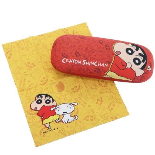 公式の店舗 クロス付き メガネケース クレヨンしんちゃん 眼鏡ケース 通販 しんちゃん シロ グッズ