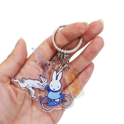 ミッフィー アクリル キーチェーン キーホルダー 鳥獣戯画 自転車 ディックブルーナ 絵本キャラクター キャラクターのシネマコレクション 通販 Paypayモール