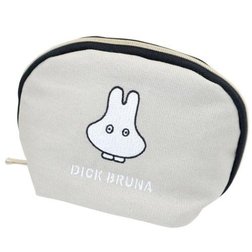 ミッフィー ラウンドポーチ コスメポーチ おばけミッフィー グレー ディックブルーナ キャラクターのシネマコレクション 通販 Paypayモール