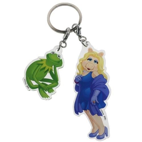 カーミット マペッツ グッズ キーホルダー 2連アクリル キーホルダー Kermit Miss Piggy マリモクラフト キャラクターのシネマコレクション 通販 Paypayモール