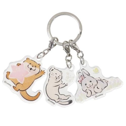 可愛い嘘のカワウソ 3連 アクリルキーホルダー Lineクリエイターズ キーリング キャラクター カワウソ オコジョくん うさぎ Mmc Kuk 108 キャラクターのシネマコレクション 通販 Yahoo ショッピング