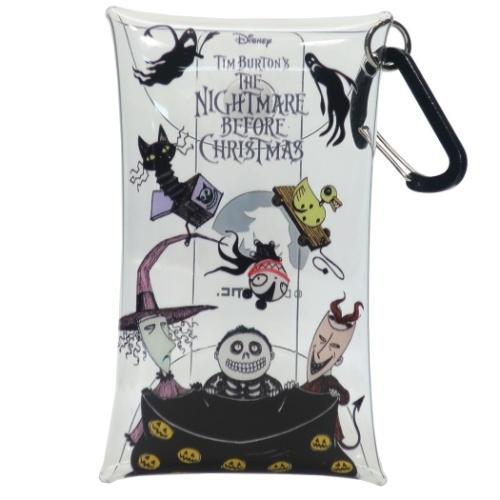 ナイトメアービフォアクリスマス ディズニー キャラクター ミニポーチ カラビナ付き クリア マルチケース S ブーギー ショックロックバレル マリモクラフト キャラクターのシネマコレクション 通販 Paypayモール