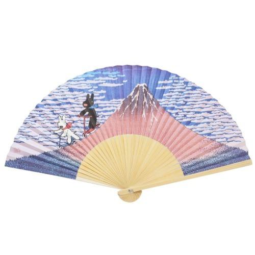 リサとガスパール 夏雑貨 キャラ 扇子 絵本キャラクター 富嶽三十六景 凱風改正 葛飾北斎 キャラクターのシネマコレクション 通販 Paypayモール