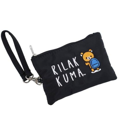 定期入れ 小銭入れ リラックマ コインケース付き パスケース サンエックス リラックス柄 ブラック Icカードケース キャラクターのシネマコレクション 通販 Paypayモール