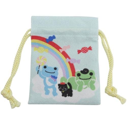 かえるのピクルス グッズ 巾着袋 ピクルスザフロッグ キャラクター プレゼント 男の子 女の子 ギフト バレンタイン|cinemacollection