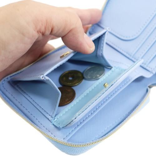 ふしぎの国のアリス スクエア ウォレット ディズニー 2つ折り財布 