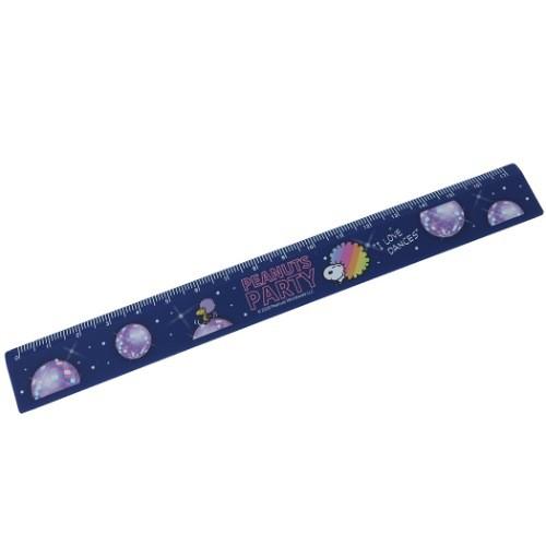 ラバー 17cm スリム 定規 スヌーピー ものさし ピーナッツ レインボーシリーズ ダンス 2 1 18cm 新学期準備文具 定規 製図用品