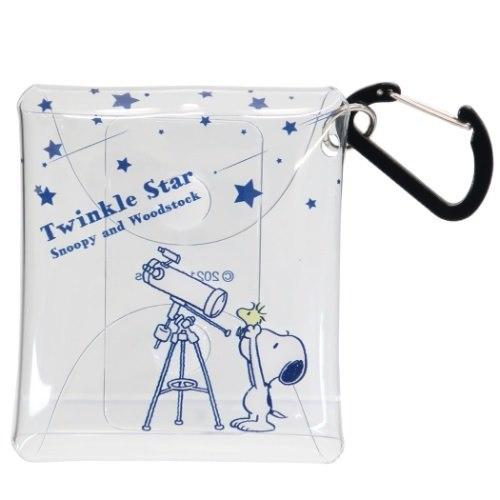 トラスト ミニポーチ スヌーピー カラビナ付き クリア マルチケース Ss ピーナッツ Twinkle Star プレゼント 結婚祝い