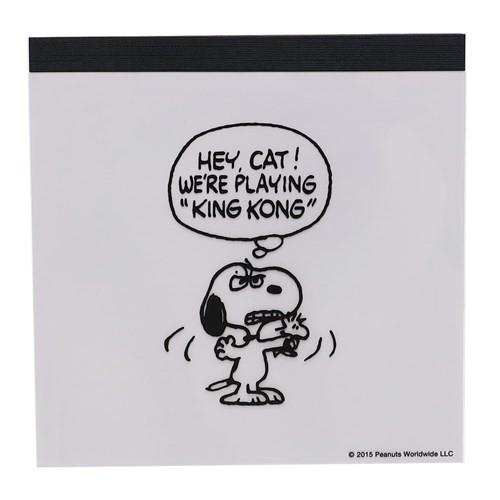 大規模セール スヌーピー スクエアメモ Kong グッズ メモ帳 キャラクター ピーナッツ マリモクラフト 新学期