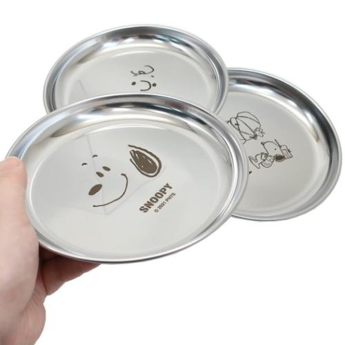 SNOOPY（スヌーピー） 中皿 ステンレス プレート チャーリーブラウン
