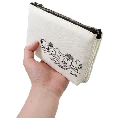 コスメポーチ スヌーピー 3ポケット キャンバスポーチ ピーナッツ ブラザーズ 化粧ポーチ キャラクターのシネマコレクション 通販 Paypayモール