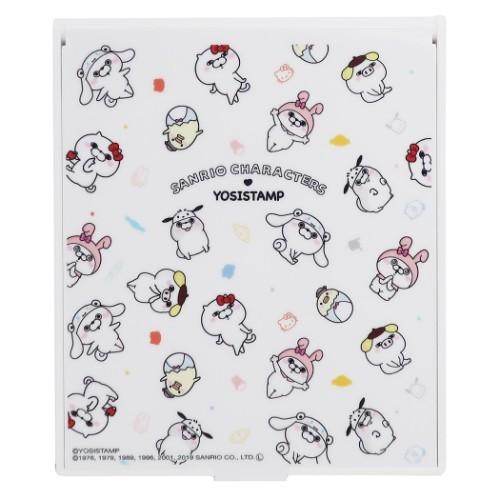 ヨッシースタンプ サンリオキャラクターズ スクエア ミラー M 手鏡 ホワイト Lineクリエイターズ グッズ キャラクター キャラクターのシネマコレクション 通販 Paypayモール