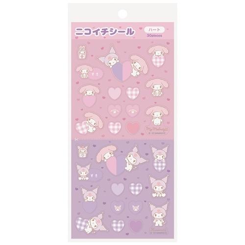 クロミ マイメロディ ニコイチシール サンリオ シールシート クロミ マイメロディ ニコイチシール サンリオ シールシート