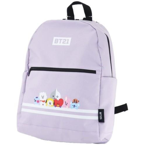 BT21 リュック デイパック LINE FRIENDS パープル C バックパック 学生