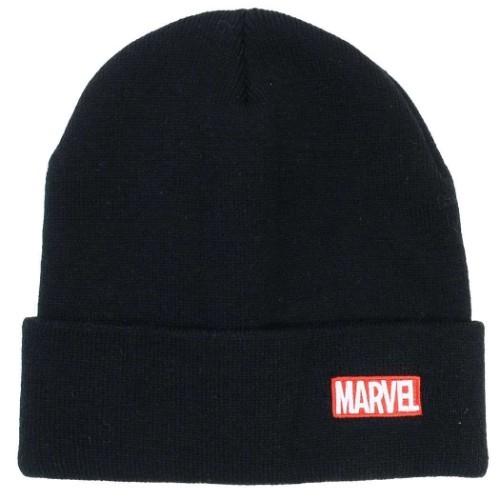 マーベル ニット帽 ニットワッチキャップ ボックスロゴ ブラック Marvel トモクニ ウォーマー雑貨 キャラクターのシネマコレクション 通販 Paypayモール
