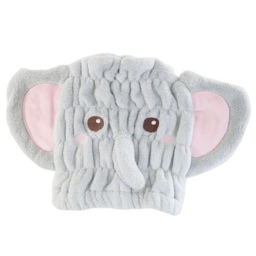 エレファント マイクロファイバー ヘアドライタオル帽子 アニマル キャップタオル キャラクター ぞう キャラクターのシネマコレクション 通販 Paypayモール