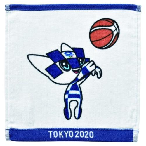 東京 オリンピック スポーツ プレゼント ミニタオル インクジェットプリント ハンカチタオル バスケットボール ミライトワ 丸眞 キャラクターのシネマコレクション 通販 Paypayモール