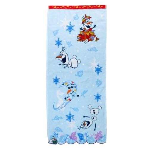 アナと雪の女王2 フェイスタオル ロングタオル リーフブルー ディズニー 丸眞 34 80cm Mrs キャラクターのシネマコレクション 通販 Yahoo ショッピング