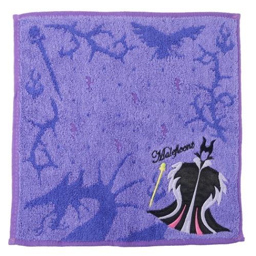 ディズニーヴィランズ 眠れる森の美女 抗菌防臭 ジャガード ハンカチ