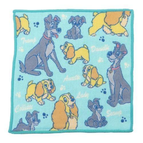 ミニ ミニタオル わんわん物語 抗菌防臭 片面ガーゼ まめタオル